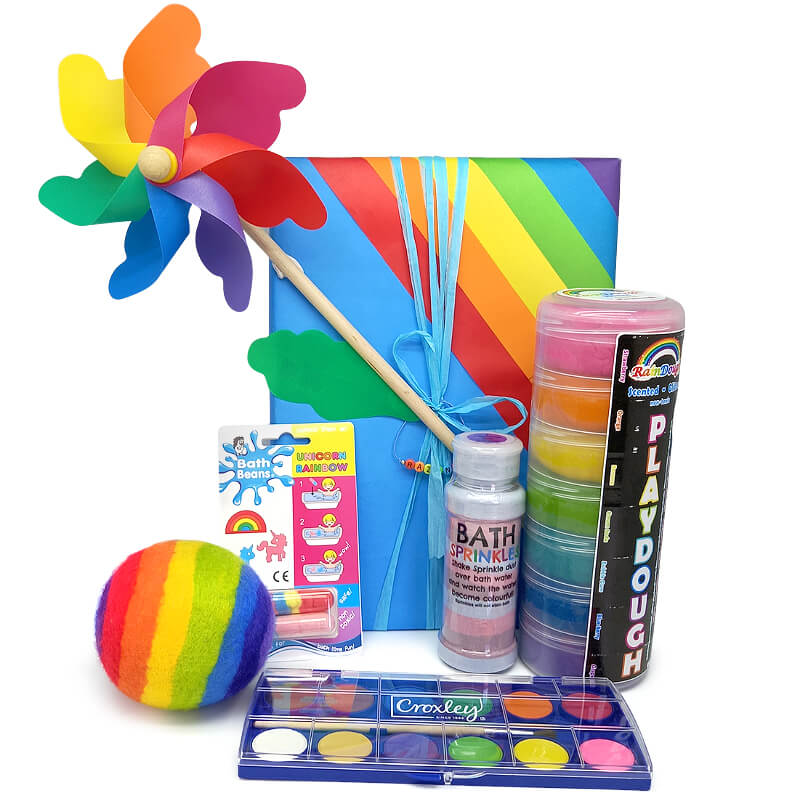 Rainbow Gift Box Send Kids Birthday Hamper PresentDrop Rainbow Gift Box Send Kids Birthday Hamper PresentDrop